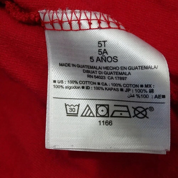 Old Navy T-Shirt Boys Size 5T Red Snow Big Deal Long Sleeve Cotton - Picture 5 of 7